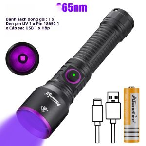 Alonefire | Đèn Pin UV LED Alonefire 10W 365nm Sạc USB Diệt Vết Bẩn Thú Cưng & Diệt Bọ Cạp Chống Nước Đèn Pin Công Suất Cao Dùng Cho Mèo Chó Xử Lý Tiền Giả