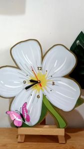 UC- 09 Jam Dinding Ukir Sweet Home MATAHARI Hiasan dinding Ruang tamu/ kamar tidur/Dll