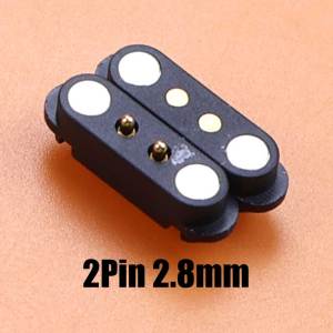 DC Magnetic Pogo Pin Connector 2 3 4 5 6 7 8 Pin Pogopin Male Female Spacing 2.5mm 2.54mm 2.80mm Spring Loaded DC Power Socket