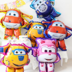 Superhero Balloons Birthday Party Decoration Aluminum Foil Balloons Cartoon Toys Boys Decorations Theme Arrangements