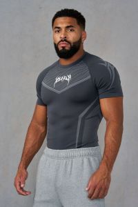 JSGJ | Quick-drying Stretch Breathable American Style T-Shirt for Exercise and Running