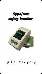 OPPO/ROTO BRAND SAFETY BREAKER SCREW TYPE SHP-2P (15A20A30A40A60A70A100A)