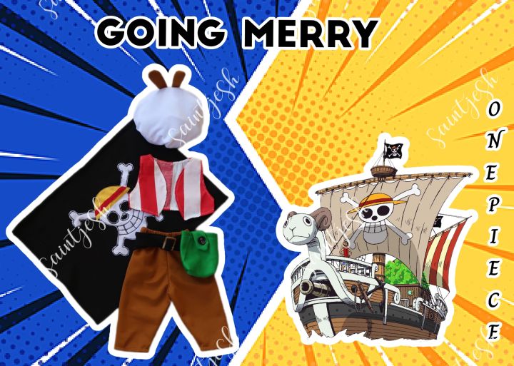 Going Merry From One Piece Inspired Costume For Baby Boy/Girl