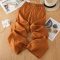 MEITESIJIAONU | Wrinkle-Resistant Sun Protection Tencel and Linen Pants. 