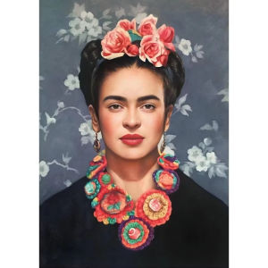 KAYOU | Diamond Painting Kit Frida Kahlo Self Portrait Art Full Drill Mosaic Rhinestone Wall Decor for Home Living Room