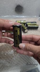 Combo 2 pin FAME 26650 Li-ion 5000mAh đầu bằng 3.7V dùng cho đèn pin siêu sáng sạc dự phòng