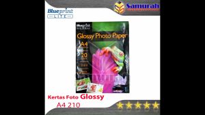 Kertas Foto Glossy Blueprint LITE A4 230 Gsm / Glosy Photo Paper isi 20 lembar Blue Print