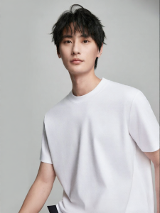 MIANXIANSHENG | Extra Long Staple Cotton Solid Color Tailored Short Sleeve T-Shirt