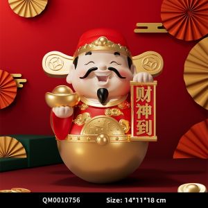 Kisstyle | Wealth God Bobblehead Ornament