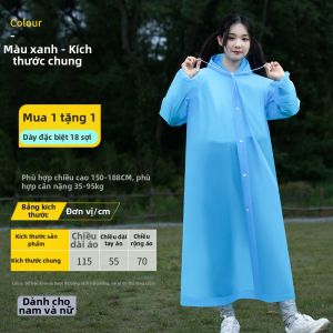 ZHENGYU | Áo Mưa Trong Suốt Được Phê Chuẩn Kiểm Tra Toàn Thân