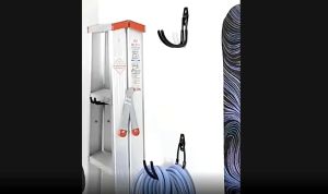 Wall Hook Hanger Wall Mount Garage Storage Hook Bicycle Hook Organisation Rack Hook Hanger Bike Hanger L Hook