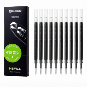Kaco | Replaceable Pen Refill Double Nib Press-Type Water-based Pen Core 0.5mm