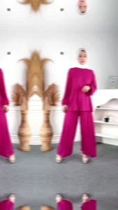 QR - REC OOTD SETELAN WANITA POLOS LENGAN PANJANG CELANA PANJANG / NANA Setelan Wanita Knit RIB Kriwil | Setelan Wanita Tangan Kerut / SETCEL WANITA TERBARU / OUTFIT KEKINIAN