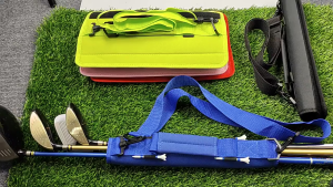 SG Gadget® Portable Golf Club Bag Lightweight Golf Sunday Bag 3-6 Clubs Golf Club Shoulder Crossbody Bag