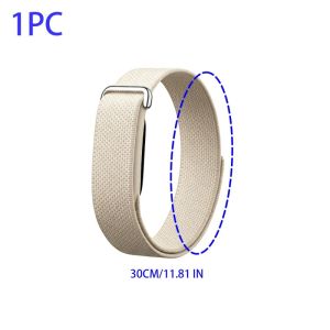 Sports-Style Adjustment Nylon Braided Watch Strap For Google Fitbit Air Velcro Bracelet Breathable Quick-dry Band Wristband