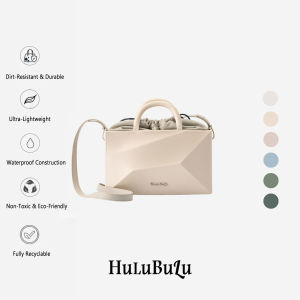 HuluBulu Edge Geometric Mini Handbag for Women EVA Hard Shell Waterproof Fashion Daily Crossbody Sling Bag