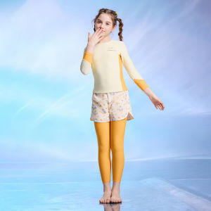 ZOKE | Quick-Dry Sun-Protection Girls Swimwear Set