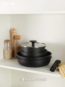 CAROTE | Non-stick Frying Cookware Stainless Steel & Titanium Ceramic