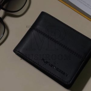Dompet Pria Lipat Pendek Hitam Planet Ocean - PO05