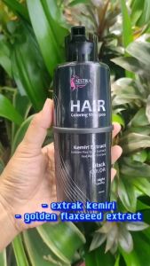AESTIKA Hair Coloring Shampoo - Shampo Pewarna Rambut Alami - Hitam dan Coklat - BPOM Original