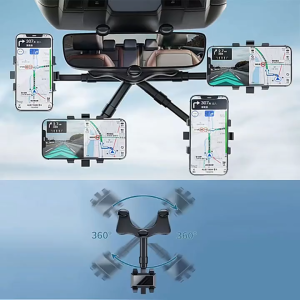 { NY ACC } HD 59 Car Phone Holder HP Mobil HD-59 Stand Handphone Fleksibel Penjepit Gantung Kaca Tengah Rearview Mirror Dudukan HP Standing Hape HP Mobil HD59