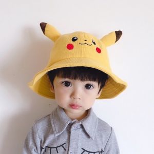 Mũ vành Pikachu nón kết cho bé có dây