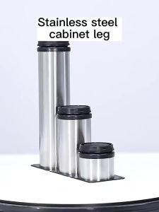 【Free Screws】Adjustable Stainless Steel Furniture Legs Sofa Cabinet Height Bed Feet Furniture Legs Feet