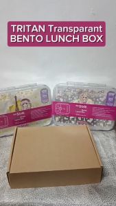 My Style TM 1196 Chibi Series Tritan Transparant Bento Lunch Box Girls - Kotak Bekal Tritan Transparant Perempuan
