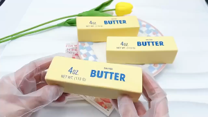 {SG Local} Stress Release Toy PU Soft Butter Bar Squishy Toy 11x3.2x3.2cm