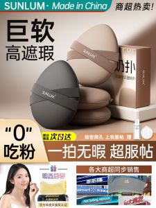 Ultra Soft Double-Sided Beauty Blender Sponge for Foundation Liquid Face Makeup Tool Wet And Dry Use Non-Powdery Highlighting