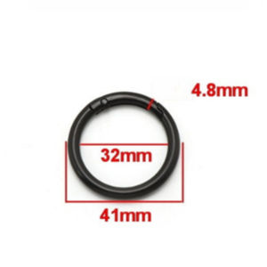 5-100Pcs/lot Metal O Ring Spring Clasps Openable Round Carabiner Keychain Bag Clips Hook Dog Chain Buckles Connector For DIY