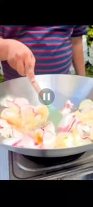 Wajan Premium / Tebal Kuali Penggorengan Wok Stainless Steel Wajan Anti Lengket