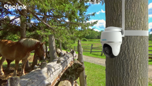 Reolink Go PT Plus 3K 5MP 360° Pan/Tilt Outdoor Wire-Free 4G Cellular Battery CCTV Security Camera Color Night Vision Detection