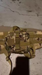 Tactical Large Dog Harness with Pouches Pet Vest Military Harnesses with Handle No-Pull Service Dogs Walking Training Hiking