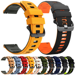 Sport Strap Silicone Watch Band 22mm For Garmin Venu 2 3 4 45mm Forerunner 255 Music/265/970/570 47mm Bracelets Women Men Correa