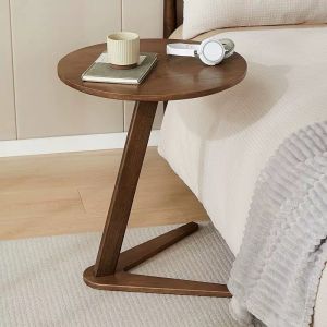 MU FENG ZHI NAN | Solid Wood Portable Elegant Side Table