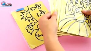 MAINAN EDUKASI ANAK GAMBAR TEMPEL PASIR / LUKISAN PASIR / STIKER PASIR / SAND PAINTING BELLASHOPJKT