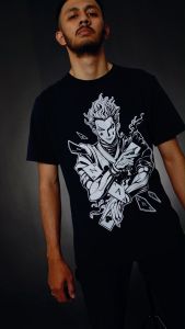 KIZARU Kaos Anime Hunter X Hunter HISOKA Glow In The Dark