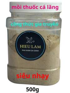 Mồi câu cá Lăng siêu nhạy - 500g- chuyên dùng câu cá lăng- không ủ A Quỳ an toàn cho sức khoẻ