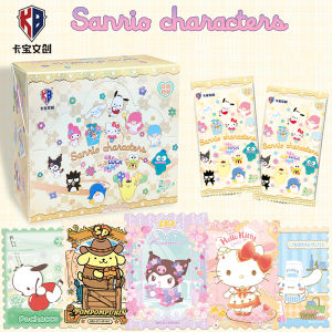 KABAO Sanrio Character Hello Kitty Cinnamoroll Kuromi Polaroid Collection Cards Blind Box Kawaii Card Toys Girls Birthday Gift