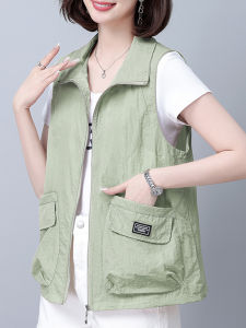 Shalldoer | Áo khoác chống nắng mỏng thời trang mùa hè mới cho nữ Áo khoác vest đa năng thiết kế thời trang giảm béo