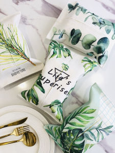 Nordic Style Cotton Linen Fabric Tissue Box Creative Storage Living Room Car Mounted Tissue Box  And Natural Home Decor