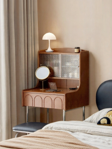 WEISHA | Solid Wood Simple Mid-Century Modern Bauhaus Dressing Table