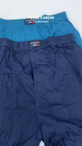 (S-2XL) Pierre Cardin Underwear Cotton Knit Boxer - Assorted Colour (2 Pcs) PC556-2X