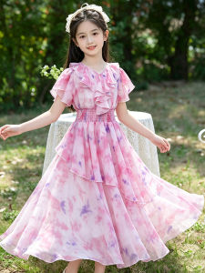Dinielephant | Girl Summer Chiffon Princess Dress