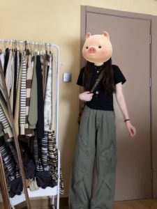 Retro American Design Short Sleeve T-Shirt Womens Summer Slim Fit round Neck Short Style Versatile Top Morning Bell Evening Song