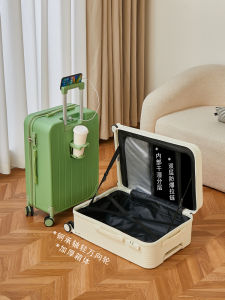 New 2025 Womens Double Layer Explosion-Proof Travel Suitcase Durable with Multi-Directional Wheels Boarding Handle Zipper