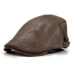 British Retro Beret Newsboy Cap Matte-Touch Forward Cap Casual Style Baseball Cap Artist Hat Fashionable Accessory Suitable for Everyday Wear