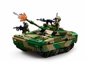 Sluban | Sluban Building Boy ZBD-04AS Armored Vehicle Building Bricks -   Puzzle Military Toy Tank Toy Gift for kids