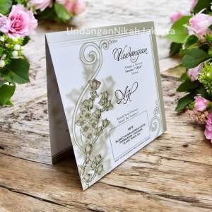 Blangko Undangan Kosong Pernikahan Erba Kartu BLANKO Simple 8879